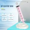 Silicone Baby Nasal Aspirator,Syringe Nasal Irrigator,10ml Nasal Irrigator Portable Infant Nose Cleaner Nose Aspirator with Cleanable (Pink)