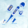 Berrcom Digital Thermometer for Adults and Kids, Medical Thermometer for Fever 10 Second Reading Armpit Thermometers with Fever Alarm