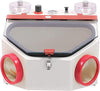 Two-Pen Sandblaster Machine, Dental Sandblasting Equipment with Led and Glass Window, Machine Dental Lab Sandblaster
