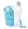 NASALFRESH MD Premium Bundle–Dual Powered Nasal Irrigation System Nasal Rinse and Wash, Sinus Decongestant Relief System, 60 Saline Packets, Case, Rechargeable, 2 Sets of Nose Pillows–Snoring Remedy