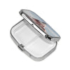Square Round Pill Case Pirate Characters Pill Box Daily 2 Compartment Travel Pill Container for Pocket Purse Portable Medicine Cod Liver Oil Storage Box 2 Times a Day Pill Organizer