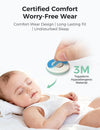Momcozy Wearable Digital Thermometer for Baby, Medical-Grade Accurate Smart Thermometer, Instant Reads, APP Real-time Monitoring for Infants & Kids, Hypoallergenic 3M Stiker,Bluetooth, Green
