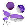 Dental Chair Covers 4Pcs/Set PU Leather Elastic Waterproof Protective Case Seat Chair Cover Dentistry Lab Dentist Equipment