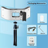 Mobile Dental Photography Light, Dental Mobile Phone Fill Light, Dental Photography Equipment, with 20 Lamp Beads 3D Surround Lighting Design Light, for Intraoral Shots, Cosmetic Procedures