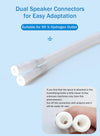 Canulas Nasales 7 Ft Super Soft with Adjustment Ring, Detachable Nasal Suction Tip, Silicone Material, Kink Resistant, Nasal Tubes for Various Hydrogen Suction Equipment, 2 Pack