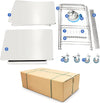 Movable Hand Trucks Trolley Cart Dental Lab Cart,2/3 Layers Stainless Steel Instrument Trolley,Assemble The Surgical Hand Trucks,Equipment Portable Serving Trolley On Whe,