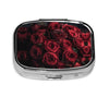 Square Round Pill Case Pirate Characters Pill Box Daily 2 Compartment Travel Pill Container for Pocket Purse Portable Medicine Cod Liver Oil Storage Box 2 Times a Day Pill Organizer