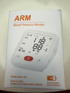 Arm Blood Pressure Monitor, Automatic Digital BP Machine for Adults, Large Display, Rechargeable Battery, for Home Use
