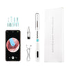 Smart Visual Ear Wax Removal Kit with Camera and Light,Professional Home Use HD Camera Ear Wax Removal，Vari Replacement Tips, Portable Ear Cleaning for iPhone, iPad, Android Phones (White)