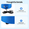 350W Round Wax Injector Machine, Wax Injection Machine 86-230°F Digital Temperature Control Air Pressure Adjustment Dual Nozzles Wax Casting Equipment for Jewelry Dental Models