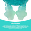 (2-Pair) Calvana Standard Nose Pillows, Silicone Nose Buds, Compatible with Navage Nasal Irrigation Systems and All Navage Nasal Rinse Devices, Includes 2 Light Green and 2 Cyan Green Colors