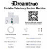 Portable Veterinary Suction Machine Home Use with 1000ml Capacity 110V