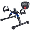 Vaunn Under Desk Bike Pedal Exerciser Ergometer with LCD Display – Mini Pedal Exerciser for Arm & Leg Workout, Folding Desk Cycle for Home Office, Physical Therapy & Low Impact Cardio