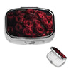 Square Round Pill Case Pirate Characters Pill Box Daily 2 Compartment Travel Pill Container for Pocket Purse Portable Medicine Cod Liver Oil Storage Box 2 Times a Day Pill Organizer