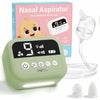 HEYVALUE Nasal Aspirator for Baby, Hospital Grade Nose Sucker with 9 Levels Suction, Night Light and Nursery Rhyme Soothing, Electric Nose Suction for Baby with Food-Grade Silicone Tips Purple