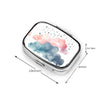 Square Round Pill Case Pirate Characters Pill Box Daily 2 Compartment Travel Pill Container for Pocket Purse Portable Medicine Cod Liver Oil Storage Box 2 Times a Day Pill Organizer