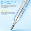 10PCS Lightweight General Temperatures, Classic Oral Temperatures Digital Oral Thermomete Rectal and Underarm Temperature for Fever Alarm Medical Thermometer