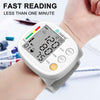 KIKEANG Wrist Blood Pressure Monitor, Rechargeable Bp Cuff Wrist & Accurate 2x99 Data Large LCD Screen Display for Home/Trave/Office Use