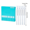Earwax Removal Stick - Canal Cleaner, Piece Resin Tip Pack for Personal Hygiene, Washable Sticky Probe with Tapered Head, Audiology Tool, Reusable Picker for Bathrooms, Vanity and Toilets