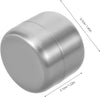 Mini Stainless Steel Waterproof Pill Organizer Small Portable Medicine Storage Box with Lid Travel Pocket Container for Daily Use