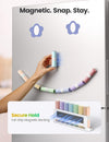 Magnetic Weekly Pill Organizer 2 Times a Day, AM PM Pill Box 7 Day, Removable Large Twice Medicine Pill Case, Medication Container Holder for Vitamins and Supplements, Rainbow