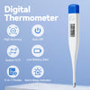 Berrcom Digital Thermometer for Adults and Kids, Medical Thermometer for Fever 10 Second Reading Armpit Thermometers with Fever Alarm