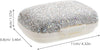 Rhinestone Pill Organizer Box 7-Day Large Capacity Leakproof Medicine Storage Case for Travel Purse Makeup Bag Medication Container