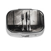 Square Round Pill Case Pirate Characters Pill Box Daily 2 Compartment Travel Pill Container for Pocket Purse Portable Medicine Cod Liver Oil Storage Box 2 Times a Day Pill Organizer