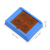 6pcs Dental Well with Cover | 4 Well Mini Mixing Tray | Bonding Composites Mixing Palette | Professional Equipment for Labs