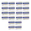 Veemoon 20pcs Tooth Shade Guide PVC Frosted Long Strip Teeth Contrast Cards Oral Supplies Dental Equipment for Professional and Household Use