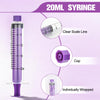 60ml Syringe with Cap, 60cc Plastic Syringes for Liquid, Feeding, Individually Wrapped 10 Pack