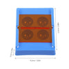6pcs Dental Well with Cover | 4 Well Mini Mixing Tray | Bonding Composites Mixing Palette | Professional Equipment for Labs