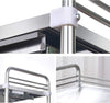Slim Utility Trolley Cart for Dental Lab & Hospital - 2/3 Layer Stainless Steel Instrument Storage Assembled Surgical Hand Truck Equipment Solutions,