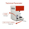 150W Dental Lab Vacuum Mixer with Built-in Pump - 500ML Tank for Plaster, Investment, Gypsum & Agar Mixing | Lab Equipment for Molded Materials
