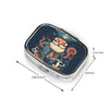 Square Round Pill Case Pirate Characters Pill Box Daily 2 Compartment Travel Pill Container for Pocket Purse Portable Medicine Cod Liver Oil Storage Box 2 Times a Day Pill Organizer