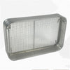 Medical 304 Stainless Steel Sterilization Basket,Instrument Tray and Mesh Perforated Baskets Sterilization Tray,Cleaning Washing Surgical Instruments Case,for Dental Instruments,450*280*70mm
