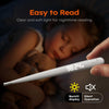 Digital Thermometer for Adults and Kids, Fast Reading Digital Thermometer with LED Display, Medical Grade Rechargeable Oral Thermometer for Adults with Portable Charging Case and Fever Alarm