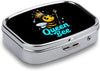 Queen Funny Bee Pill Organizer Travel Pill Box Metal Medicine Pill Case Pill Container for Pocket Purse