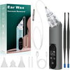 Ear Vacuum Wax Removal Tool, 6 Levels Electric Strong Suction Ear Vacuum Wax Remover, USB Charge Ear Cleaner Ear Wax Vacuum, Ear Wax Suction Remover Device for Adults and Kids (Grey)