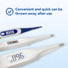 Berrcom Digital Thermometer for Adults and Kids, Medical Thermometer for Fever 10 Second Reading Armpit Thermometers with Fever Alarm