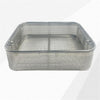 Medical 304 Stainless Steel Sterilization Basket,Instrument Tray and Mesh Perforated Baskets Sterilization Tray,Cleaning Washing Surgical Instruments Case,for Dental Instruments,450*280*70mm