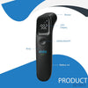 Elate Medical Grade Non-Contact Forehead Thermometer for Adults and Kids, No-Touch Digital Infrared Thermometer for Infants/Newborns, Touchless Temporal Thermometer for Fever, Black