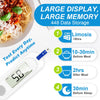 Blood Sugar Monitor,Glucose Monitor Kit with 50 Test Strips & 50 Lancets for Diabetes Testing, Blood Glucose Meter with Auto Eject, No Coding & Large LCD for Seniors