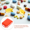 DOITOOL Portable Medicine Organizer Case Three-Tier Eight Compartments Foldable Pill Box Large Capacity Travel Compact Storage for Daily Medication and Vitamins