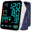 Blood Pressure Monitors for Home Use, Automatic Upper Arm Blood Pressure Monitor with Dual-Size bp Machine Cuffs (9–17" & 13–21"), Large LED Backlit Display with 3x199 Reading Memory White