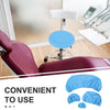 4pcs Protective Dental Chair Covers: Elastic Seat Cover - Headrest & Backrest Protection Sleeve - Washable & Reusable for Clinic Equipment Upholstery Blue