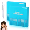 Sticky Ear Cleaning Stick,Reusable Sticky Ear Cleaner Picks,Sticky Ear Swabs,Adhesive Soft Head Swabs, Gentle Soft Ear Care Cleaning Sticks with Dust Cover for All Ages(2 Box)