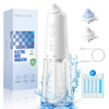 Nasal Irrigation System, Electric Sinus Rinse Machine with 30 Salt Packets, Dual Water Tank Self-Cleaning and Automatic Waste Collection, Nasal Washer for Congestion & Sinus Care (Large)