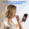 Smart Visual Ear Wax Removal Kit with Camera and Light,Professional Home Use HD Camera Ear Wax Removal，Vari Replacement Tips, Portable Ear Cleaning for iPhone, iPad, Android Phones (White)
