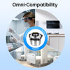 8L Steam Autoclave Sterilizer 110V 1.2KW Portable Lab Sterilizer 304 Stainless Steel, High Pressure Dental Medical Autoclave with Temperature Control 126-129℃ for Lab Equipment Tattoo Nail Tools